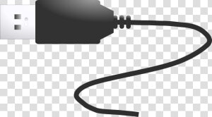 Electrical Clipart Usb Cable   Usb Plug Clipart  HD Png Download