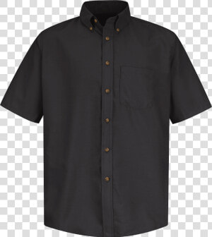 Men S Short Sleeve Poplin Dress Shirt   Black Balenciaga T Shirt Mens  HD Png Download