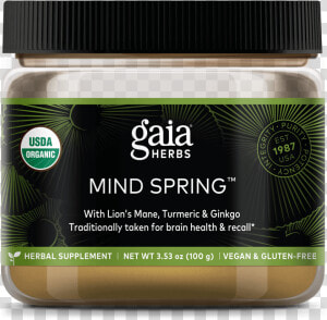 Gaia Herbs Mind Spring  HD Png Download