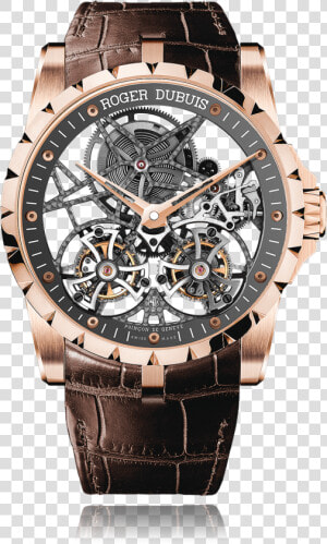 Roger Dubuis Excalibur Skeleton Flying Tourbillon  HD Png Download