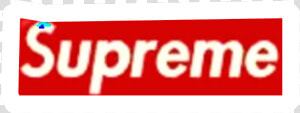  supreme  logosupreme  supremelogo  vbuck  vbucks  gucci   Small Supreme Sign  HD Png Download