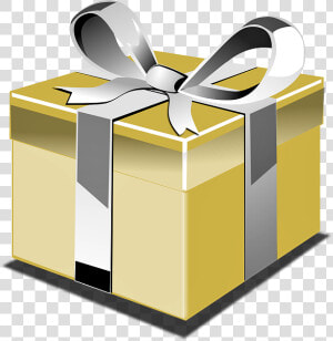 Gold Gift Box Clipart   Silver And Gold Gift Boxes  HD Png Download