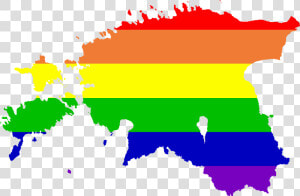 Lgbt Estonia   Estonia Vector  HD Png Download