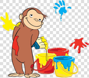 Curious George Clipart   Curious George Birthday 1  HD Png Download