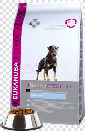 Eukanuba Adult Dry Dog Food For Rottweiler Chicken   Comida Para Perros Rottweiler  HD Png Download