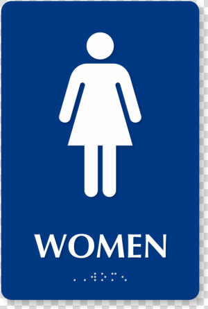 Female Restroom Sign   Female Washroom In Braille  HD Png Download