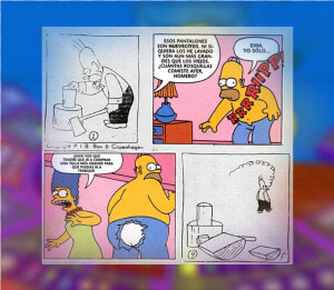 ¿matt Groening Plagió El Dibujo De Homero Simpson   Strip Homer Simpson  HD Png Download