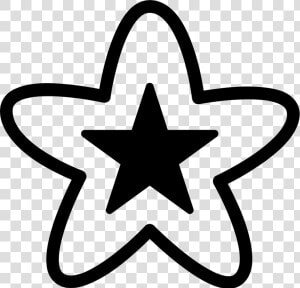 Cute Star   Estrella Dentro De Otra Estrella  HD Png Download