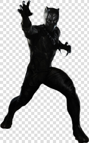 Black Panther Superhero Movie Film Clip Art   Marvel Black Panther Transparent  HD Png Download