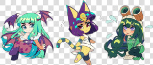 Morrigan  Ankha   amp  Froppy ♡   Png Download   Animal Crossing Ankha Human  Transparent Png