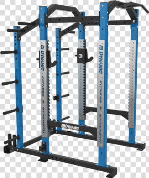 704004 Dynamicbright Blue 27   Bigger Faster Stronger Power Rack  HD Png Download