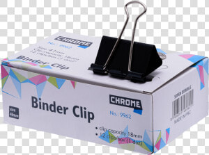 Chrome Binder Clip 41mm   Box  HD Png Download