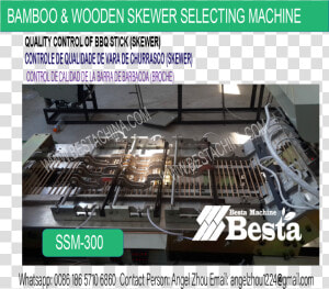 Bamboo Bbq Stick Making Machine Bamboo Bbq Stick Shaprening   Persela Lamongan  HD Png Download