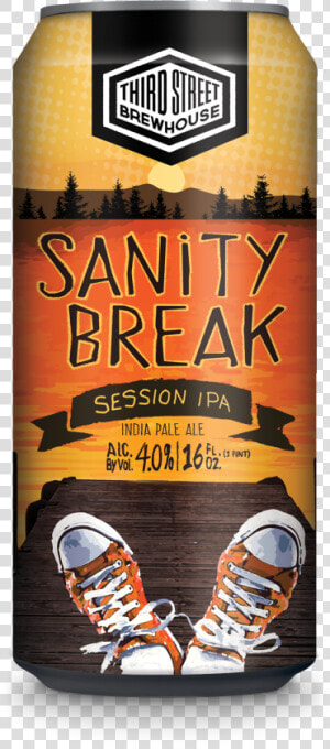 3rd Street Sanity Break Session Ipa   Craft Beer  HD Png Download