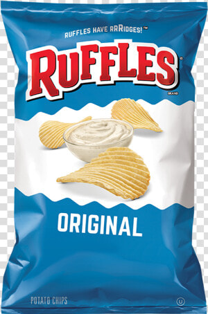 Ruffles® Original Potato Chips   Ruffles Original  HD Png Download