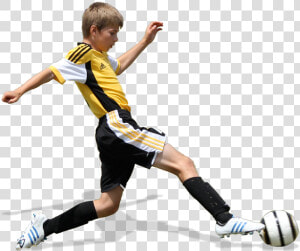 Football player   Kick Up A Soccer Ball  HD Png Download