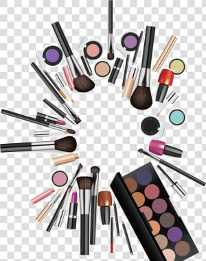 Cosmetics Makeup Brush Make up  HD Png Download