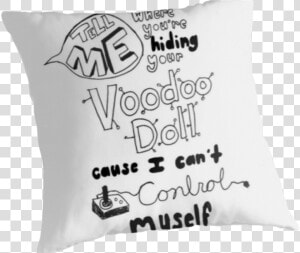 5sos Voodoo Doll Drawing   Cushion  HD Png Download