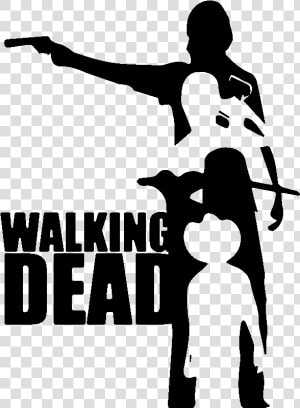 Silhouettes Walking Dead Logo   Twd Fondos De Pantalla  HD Png Download