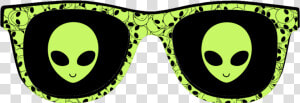  glasses  alien  green  aliens  freetoedit  ftestickers  HD Png Download