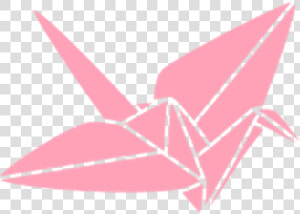 Origami Crane Png   Png Download   Pink Paper Crane Png  Transparent Png