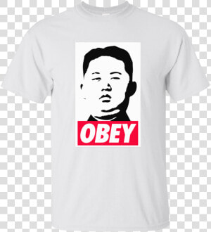 Funny Kim Jong Un Obey Supreme Shirt  Jersey  Hoodie  HD Png Download