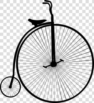 Penny Farthing Bike Silhouette  HD Png Download