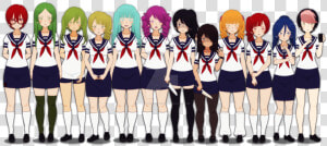 Yandere Simulator   Thedollsgarden   Characters On Yandere Simulator  HD Png Download