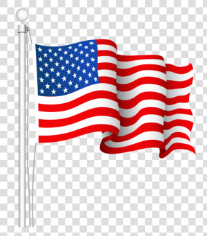 Collection Of Waving American Flag Drawing   American Flag Clipart Png  Transparent Png