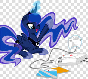 Danmakuman  Gamer Luna  Princess Luna  Safe  Sega Dreamcast  HD Png Download