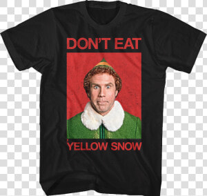 Yellow Snow Elf T shirt   Don T Eat The Yellow Snow Shirt  HD Png Download