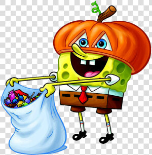 Bob Esponja Em Png   Halloween Spongebob Coloring Pages  Transparent Png