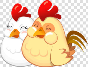 Hen Cute Cartoon   Png Download   Png Cartoon Hen  Transparent Png