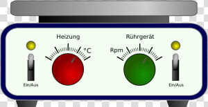 Rühr  Und Heizplatte   Laboratory Hot Plate Drawing  HD Png Download