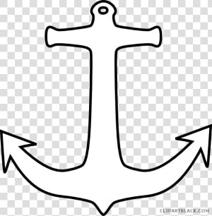 Outline Tools Free Black   Clip Art Outline Anchor  HD Png Download