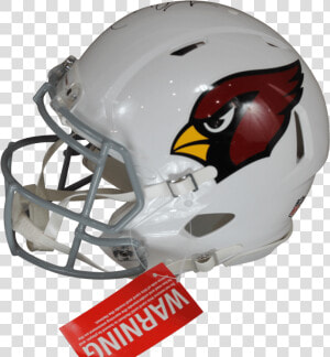 Kurt Warner Autographed Arizona Cardinals White Riddell   Face Mask  HD Png Download