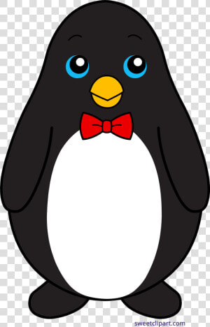 Transparent Ties Clipart   Cartoon Penguin With Bow Tie  HD Png Download