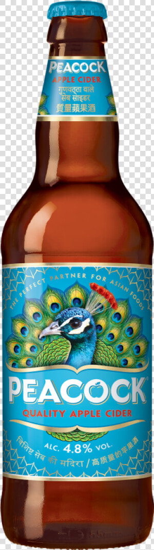 Kingfisher Beer Bottle Png   Peacock Apple Cider 500ml  Transparent Png