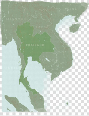 Thailand Map Png  Transparent Png