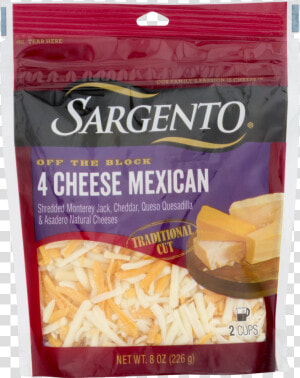 Sargento Mexican Shredded Cheese  HD Png Download