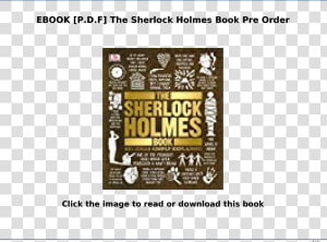 Sherlock Holmes Book Big Ideas Simply Explained  HD Png Download