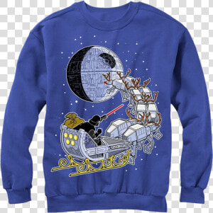 Star Wars Darth Vader Sleigh Christmas Sweater   Darth Vader Santa Sleigh  HD Png Download