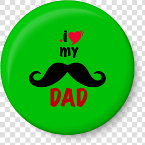 I Love My Dad Fridge Magnet   Emblem  HD Png Download