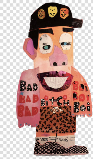 Bad Bitch Boi Wood  Plastic  Pvc  Acrylic  Mirror   Construction Paper  HD Png Download