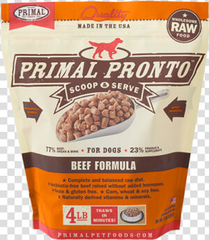 Primal Pronto Dog Food  HD Png Download