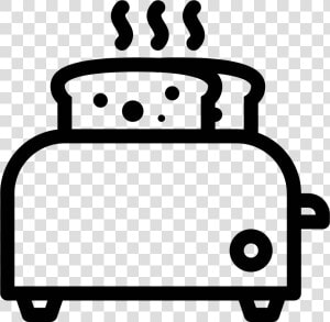 Clip Free Download Toaster Clipart Black And White   Black And White Toaster Clipart  HD Png Download