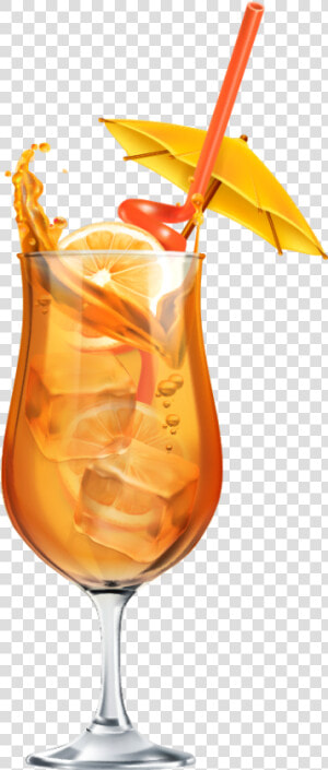 Cocktail Spritz Martini Cartoon Iced Lemon Juice   Summer Cocktail Illustration Backgrounds  HD Png Download