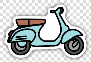 Retro Vespa Sticker   Vespa Stickers  HD Png Download