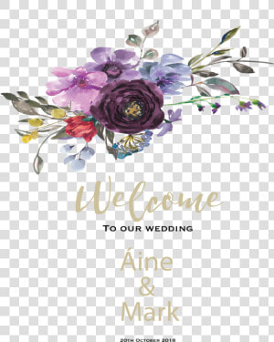 Welcome To Our Wedding   Bouquet  HD Png Download