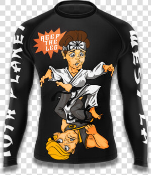 Karate Kid Rashguard Black   Karate Kid Rash Guard  HD Png Download